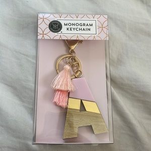 “A” keychain
